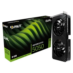 Placa de Video Palit Dual NVIDIA GeForce RTX-5050 8GB GDDR6 - NE65050019P1-GB2070D