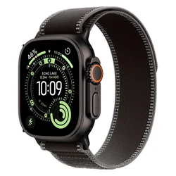 Apple Watch Ultra 3 MF1H4LW/A Celular + GPS Parlante Titanio Negro 49mm - Loop Trail Negro M/L