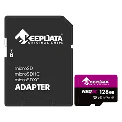 Tarjeta de Memoria Micro SD Keepdata Neo X 128GB 95MB/s - KDMSDC10U3V30A1/128