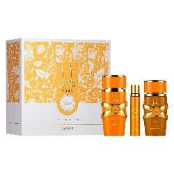 Kit Perfume Lattafa Yara Tous Gift Set Eau de Parfum Femenino 100ml + Perfume de Viajem 12ml + Perfume Capilar 50ml