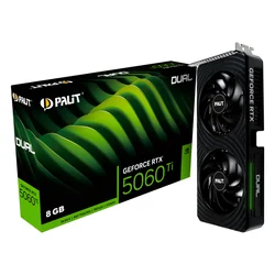 Placa de Video Palit NVIDIA GeForce RTX 5060TI Dual 8GB GDDR7 - NE7506T019P1-GB2062D