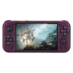 Consola Portátil RG50XX 64GB Pantalla 5.0" 15000 Juegos - Violeta Transparente