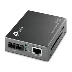 Conversor de Mídia TP-Link MC200CM Gigabit Multimodo 0.5km - Gris