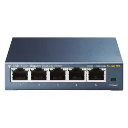 HUB Switch TP-Link TL-SG105 5 Puertos Gigabit 1000Mbps - Gris