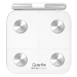Balanza Corporal Digital Quanta QTBCB200 Bioimpedancia 180Kg - Transparente
