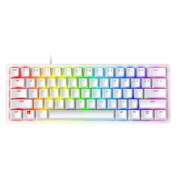 Teclado Gamer Razer Huntsman Mini RZ03-03393300-R3U1 RGB Switch Purple Layout 60% - Blanco