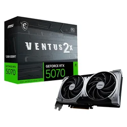 Placa de Video MSI Ventus 2X OC NVIDIA GeForce RTX-5070 12GB GDDR7 - 912-V532