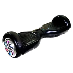 Scooter Eléctrico Interbras 6.5" Bluetooth LED + Bolso - Negro