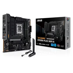 Placa Madre Asus Tuf Gaming B760M Plus WiFi II Socket LGA 1700 Chipset Intel B760 DDR5 Micro ATX