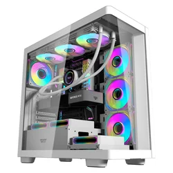 Gabinete Gamer darkFlash DS900G Mid Tower - Blanco