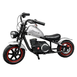 Moto Eléctrica Infantil Foston X100 Harley Bluetooth 16 km/h - Gris