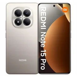 Smartphone Xiaomi Redmi Note 15 Pro 4G Global 256GB 8GB RAM Dual SIM Pantalla 6.77" - Titanio (ARG)