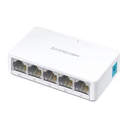 Switch de Mesa Mercusys MS105 de 5 Puertos 10/100Mbps - Negro