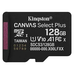 Tarjeta de Memoria Micro SD Kingston Canvas Select Plus 128GB 150Mbs - SDCS3/128GB