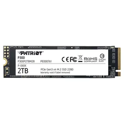 SSD M.2 Patriot P300 2TB NVMe PCIe Gen3 - P300P2TBM28