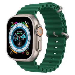 Smartwatch X8 Ultra+ Parlante Titanio 49mm NFC - Verde