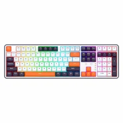 Teclado Gamer Wyvern Pro K689WBO RGB Inalámbrico - Negro