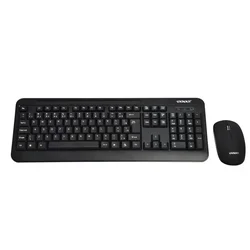 Kit Teclado y Mouse Satellite AK-725G Inalámbrico Español - Negro