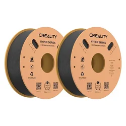 Filamento Creality HYPER-PLA 2Kg 1.75mm para Impresora 3D - Negro