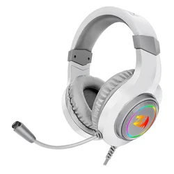 Headset Gamer Redragon Hylas H260W-RGB P2 3.5mm - Blanco