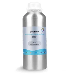 Resina Creality Low Odor Aluminio 500g para Impresora 3D Creality - Negro