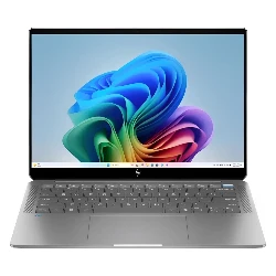 Notebook HP OmniBook X Snapdragon X Plus 16GB RAM 512GB SSD Pantalla 14" 2K OLED Touch Windows 11 Inglés Plateado - 14-KR0013DX