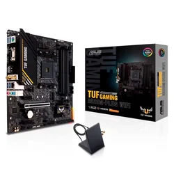 Placa Madre Asus Tuf Gaming A520M Plus WiFi Socket AM4 Chipset AMD A520 DDR4 Micro ATX