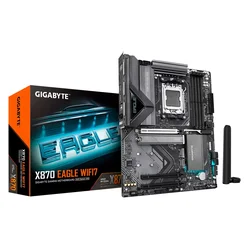 Placa Madre Gigabyte X870 Eagle WiFi 7 4XDDR5 Socket AM5 Chipset AMD X870 ATX