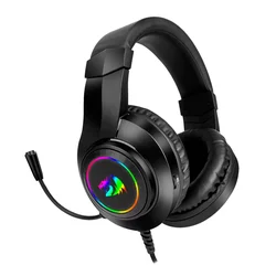 Headset Gamer Redragon Hylas H260-RGB P2 3.5mm - Negro