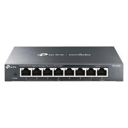 Hub Switch TP-Link TL-RP108GE 8 Puertos Gigabit 1000Mbps - Gris