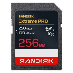 Tarjeta de Memoria SD SanDisk Extreme Pro 256GB 250Mbs - SDSDXXJ-256G-GSCIN