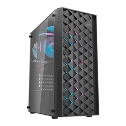 Gabinete Gamer Darkflash DK351 3 Fan ARGB - Negro