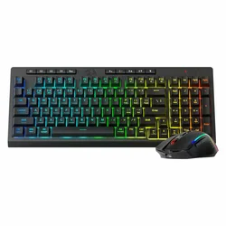 Kit Teclado y Mouse Gamer Redragon S142 - Negro