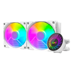 Water Cooler para Procesador Aigo Darkflash Radiant DCS 240 RGB - Blanco