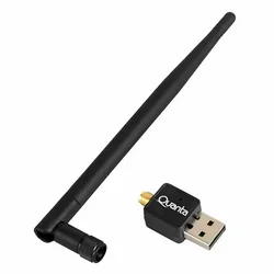 Adaptador WiFi Quanta QTAA150 USB 150Mbps - Negro