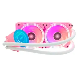 Water Cooler para Procesador Aigo Darkflash Twister DX240 ARGB - Rosa