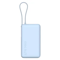 Cargador Portatil Xiaomi Power Bank 10000mAh 67W - Azul