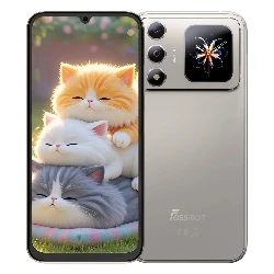 Smartphone FOSSiBOT S7 128GB 4GB RAM Dual SIM Pantalla 6.9" - Titanio Natural