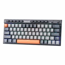 Teclado Gamer Redragon Traric Pro K634GG RGB Switch Red Layout 60% Inalámbrico - Gris
