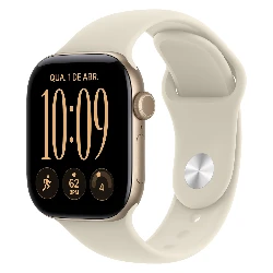 Apple Watch Series 12 MJED4LS/A Parlante Aluminio 42mm Dorado - Esportiva Areia S/M