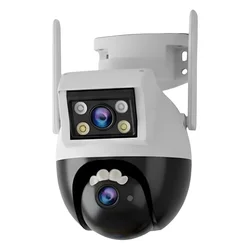 Cámara de Seguridad Satellite A-CAM8005D 4MP WiFi - Blanco