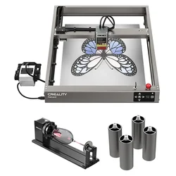 Grabadora a Laser Creality CR-Falcon 2 22W + Kit Rotativo - Gris