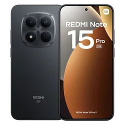 Smartphone Xiaomi Redmi Note 15 Pro 5G Global 512GB 12GB RAM Dual SIM Pantalla 6.83" - Negro (Sellado Pequeño)
