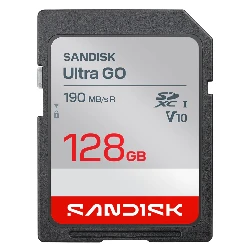 Tarjeta de Memoria SD SanDisk Ultra Go 128GB 140Mbs - SDSDUGN-128G-GN6IN