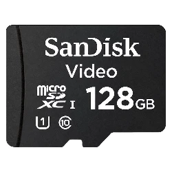 Tarjeta de Memoria Micro SD SanDisk Video 128GB 100Mbs - SDSDQAS4-128G-BP