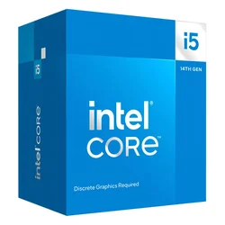 Procesador Intel Core i5-14400F Socket LGA 1700 10 Core 16 Threads 3.5GHz y 4.7GHz Turbo Cache 20MB