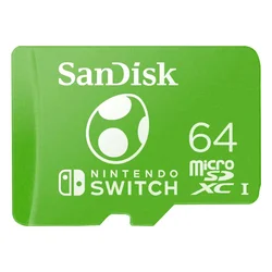 Tarjeta de Memoria Micro SD SanDisk Nintendo Switch 64GB - SDSQXAO-064G-GN6ZN