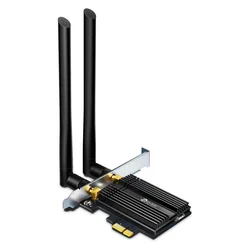 Adaptador TP-Link PCI Express Archer TX50E WiFi 6 Dual Band AX3000 5GHz 2402Mbps - Negro