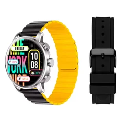 Smartwatch Kieslect Calling KR2 - Negro Amarillo