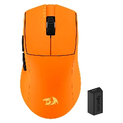 Mouse Gamer Redragon King Ultra M916OB-ULT 30000 DPI Inalámbrico - Naranja